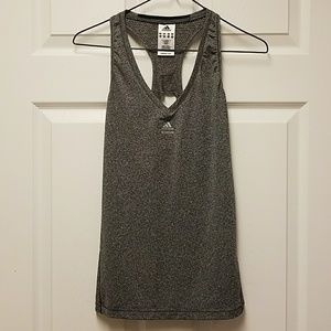 Heathered Gray Adidas Tank Top